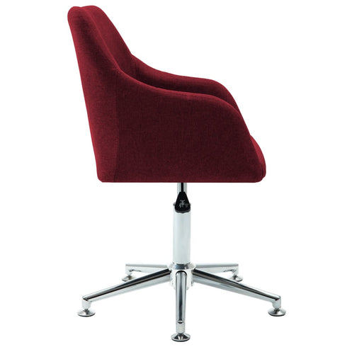 Swen Studio -  Swivel Dining Chairs 6 pcs Wine Red Fabric (UK/IE/FI/NO only) (6x331506)